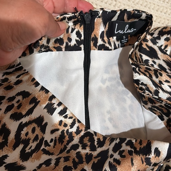 Lulu's Brown and Black Cropped Leopard Print Pants - Picture 12 of 12